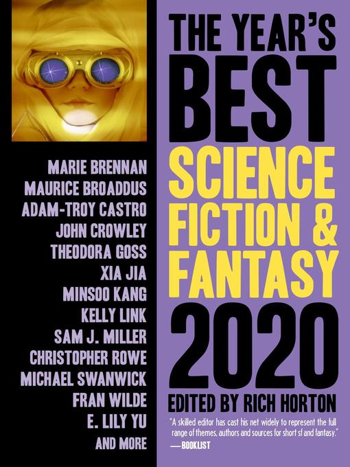 Cover image for The Year's Best Science Fiction & Fantasy, 2020 Edition